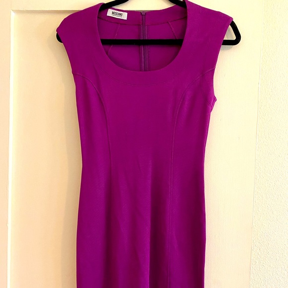 Moschino Magenta fitted dress - Picture 1 of 4